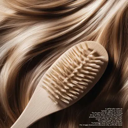 cepillo de pelo suave con cerdas naturales